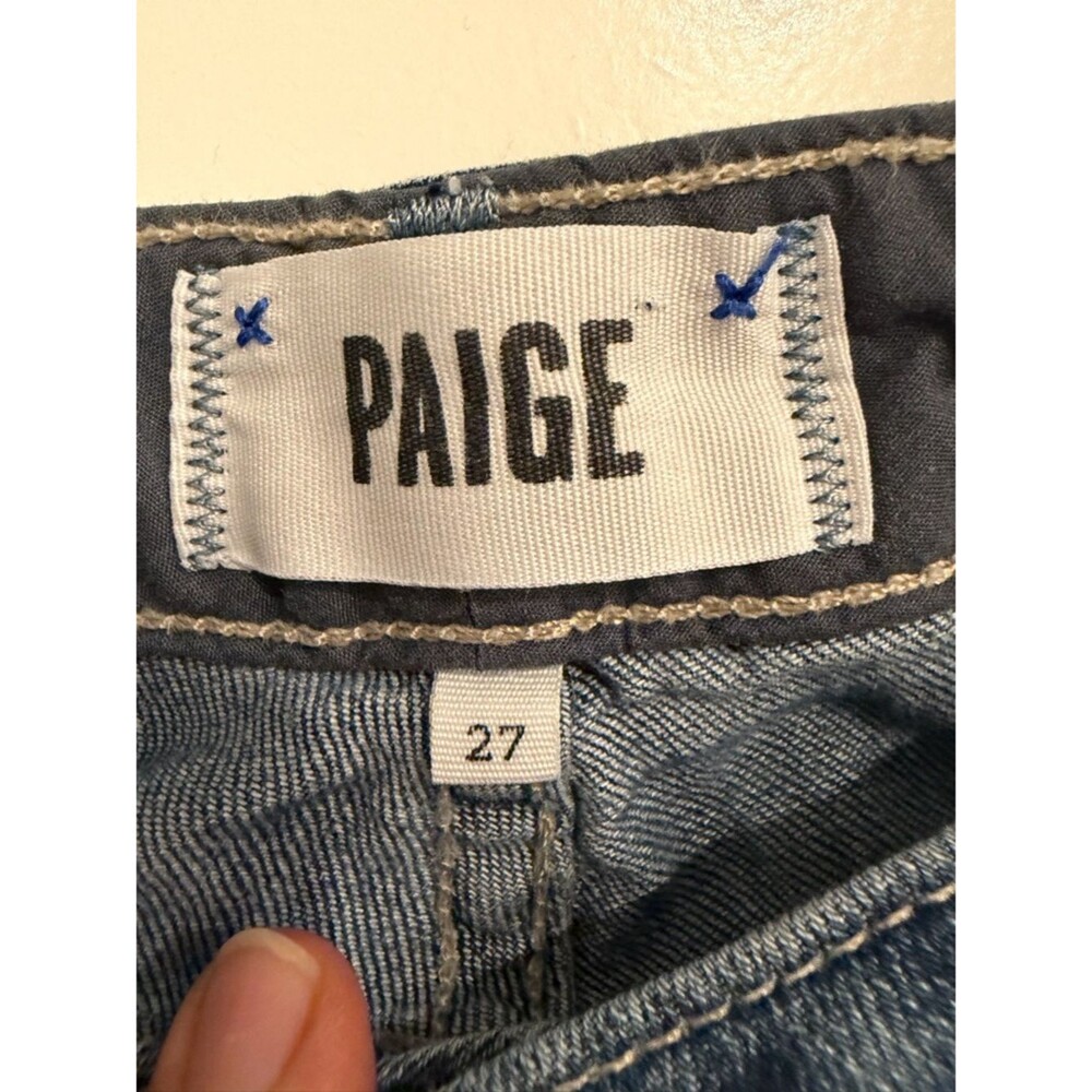 PAIGE Dark Blue Jimmy Jimmy Skinny Jeans - Picture 3 of 5